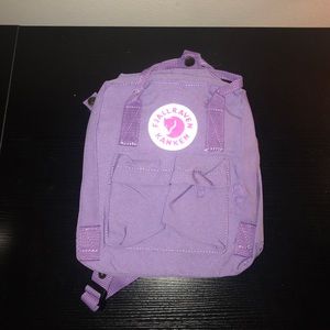 Purple mini backpack